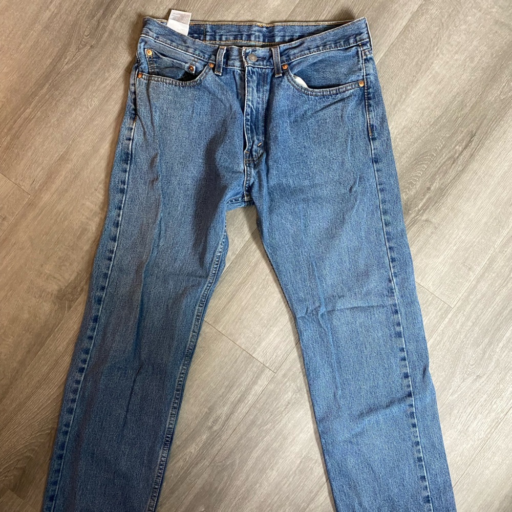 Levi Strauss & Co 505 Straight Leg Jeans